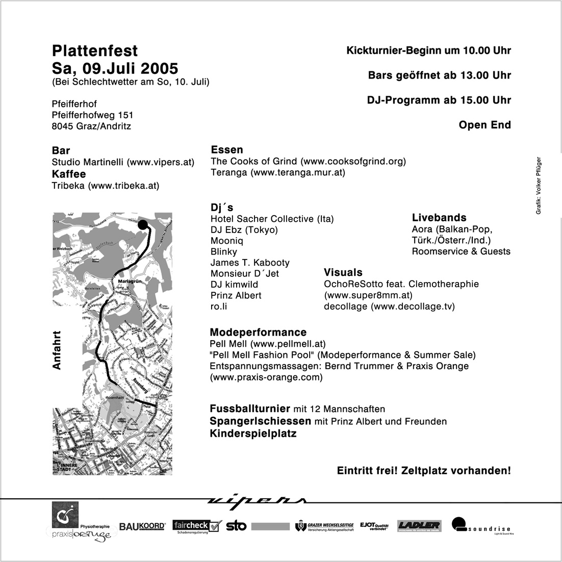 Flyer hinten