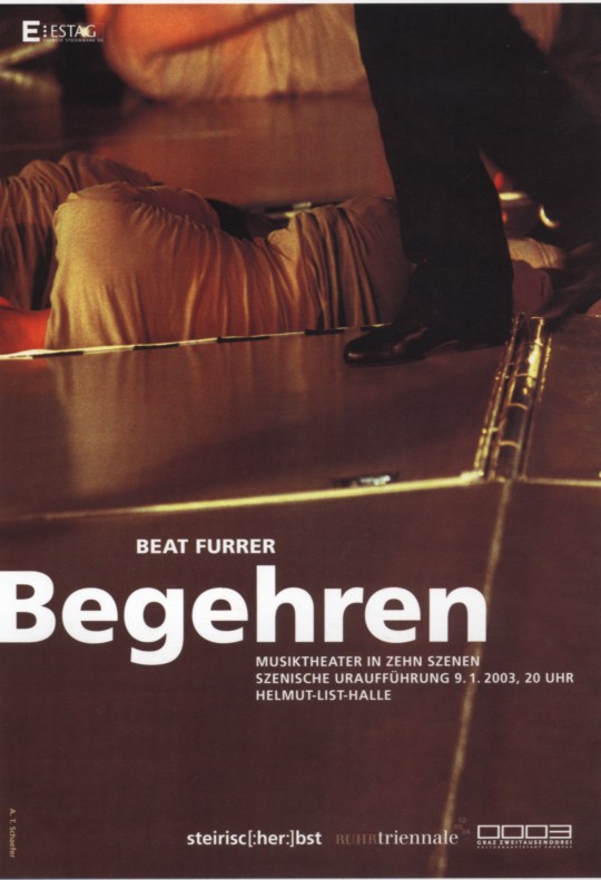 Aufnahme: "Begehren" von Beat Furrer, ein Musiktheater in 10 Bildern- image