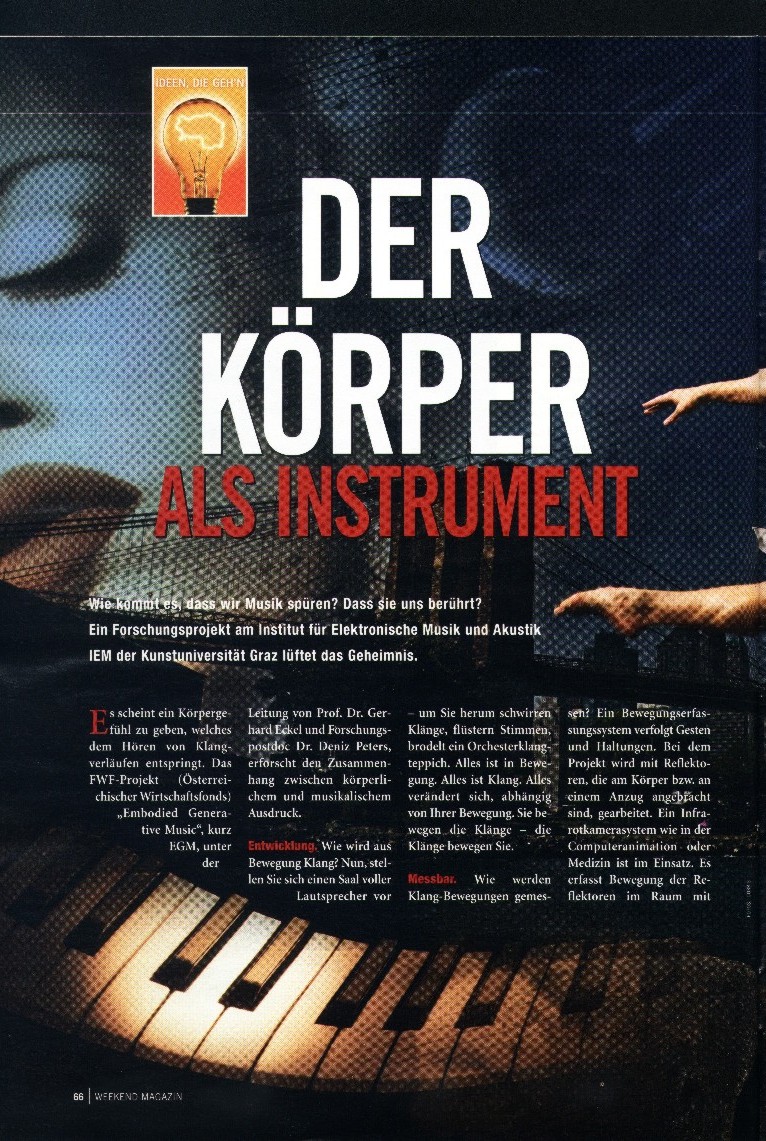 Der Krper als Instrument 1