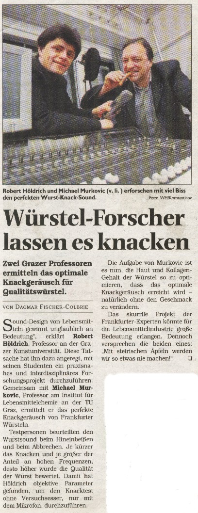 Wrstel-Forscher lassen es knacken